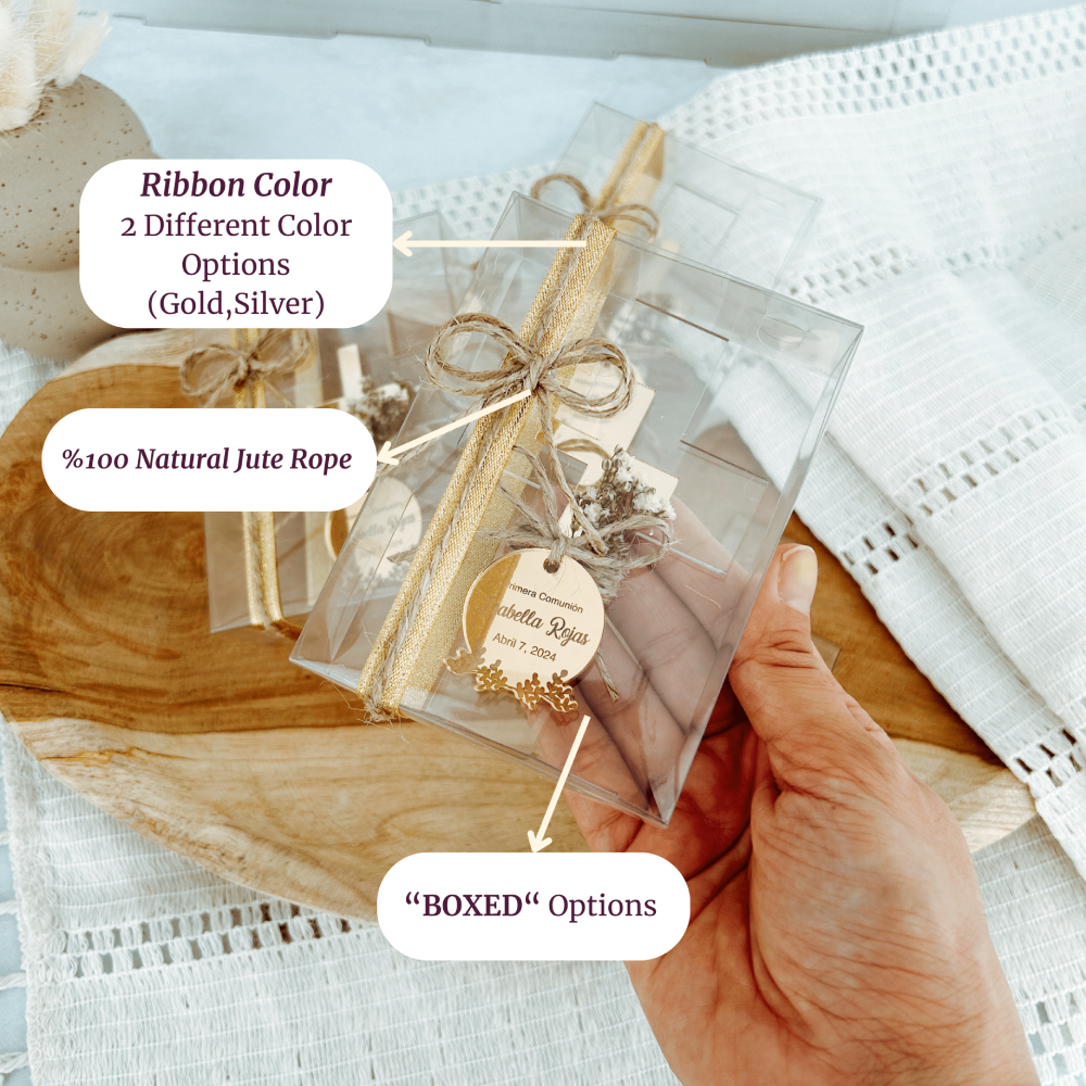 Personalized Acrylic Cross Baptism Favors with Mirror Tag & Dried Flowers – Gold, Silver, Rose Options Personalized Acrylic Cross Baptism Favors with Mirror Tag & Dried Flowers – Gold, Silver, Rose Options