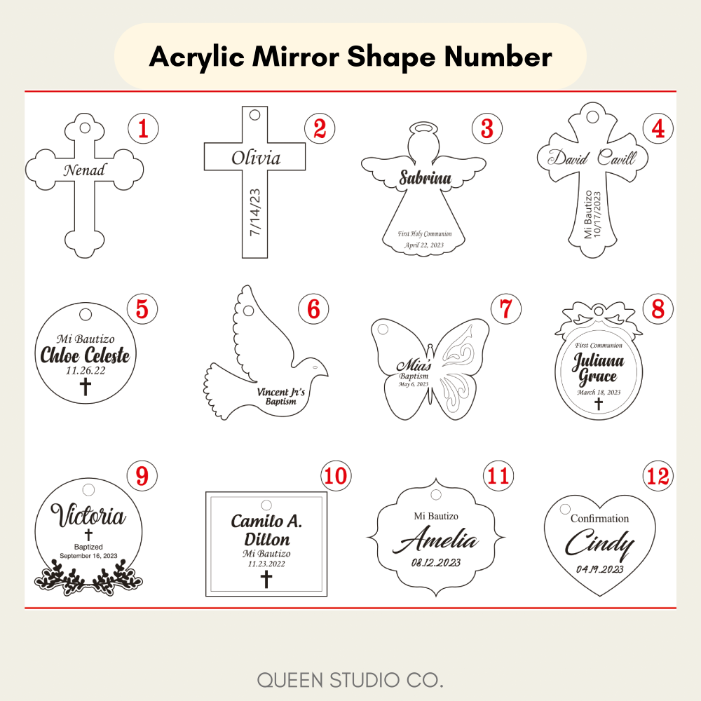 Personalized Mini Wooden Rosary Favor – Custom Baptism & First Communion Gift with Acrylic Charm Options Personalized Mini Wooden Rosary Favor – Custom Baptism & First Communion Gift with Acrylic Charm Options