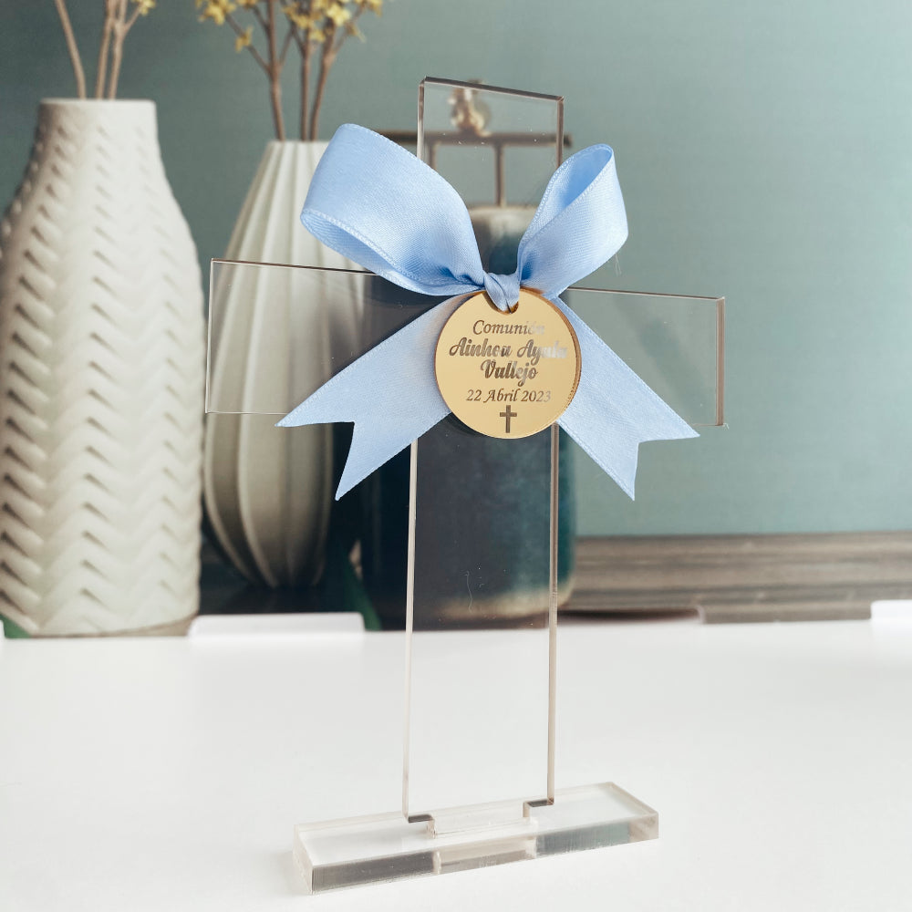 Personalized Acrylic Cross Favors – Custom Mirror Gifts for Baptism, Christening, Holy Communion, or Confirmation Personalized Acrylic Cross Favors – Custom Mirror Gifts for Baptism, Christening, Holy Communion, or Confirmation