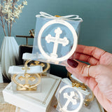 Personalized Baptism Cross Favors – Acrylic Christening Gifts with Box & Ribbon Personalized Baptism Cross Favors – Acrylic Christening Gifts with Box & Ribbon