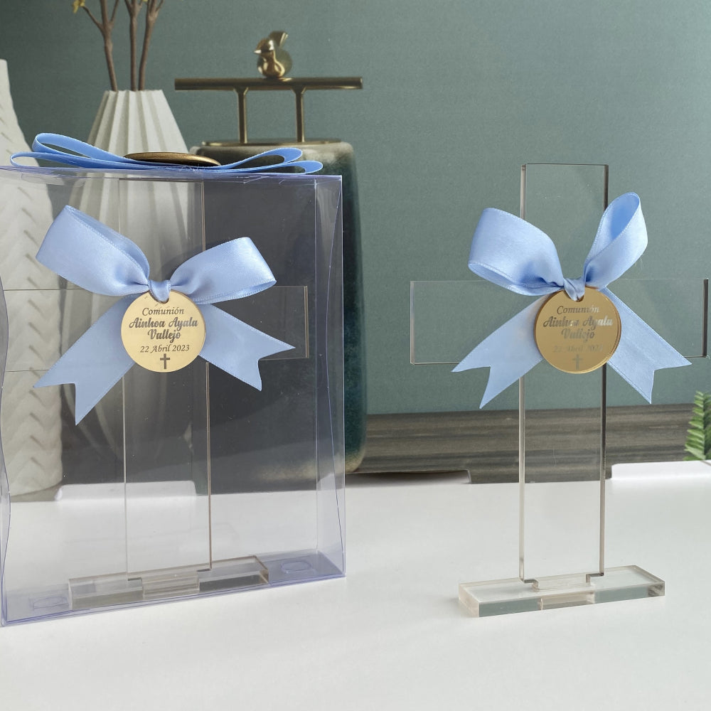 Personalized Acrylic Cross Favors – Custom Mirror Gifts for Baptism, Christening, Holy Communion, or Confirmation Personalized Acrylic Cross Favors – Custom Mirror Gifts for Baptism, Christening, Holy Communion, or Confirmation