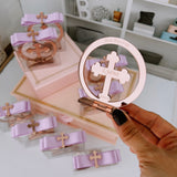 Personalized Baptism Cross Favors – Acrylic Christening Gifts with Box & Ribbon Personalized Baptism Cross Favors – Acrylic Christening Gifts with Box & Ribbon