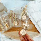 Personalized Acrylic Cross Baptism Favors with Mirror Tag & Dried Flowers – Gold, Silver, Rose Options Personalized Acrylic Cross Baptism Favors with Mirror Tag & Dried Flowers – Gold, Silver, Rose Options