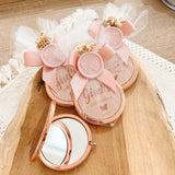 Elegant Rose Gold Mirror Favor for Quinceañera – Personalized Mis Quince Años Gift Elegant Rose Gold Mirror Favor for Quinceañera – Personalized Mis Quince Años Gift
