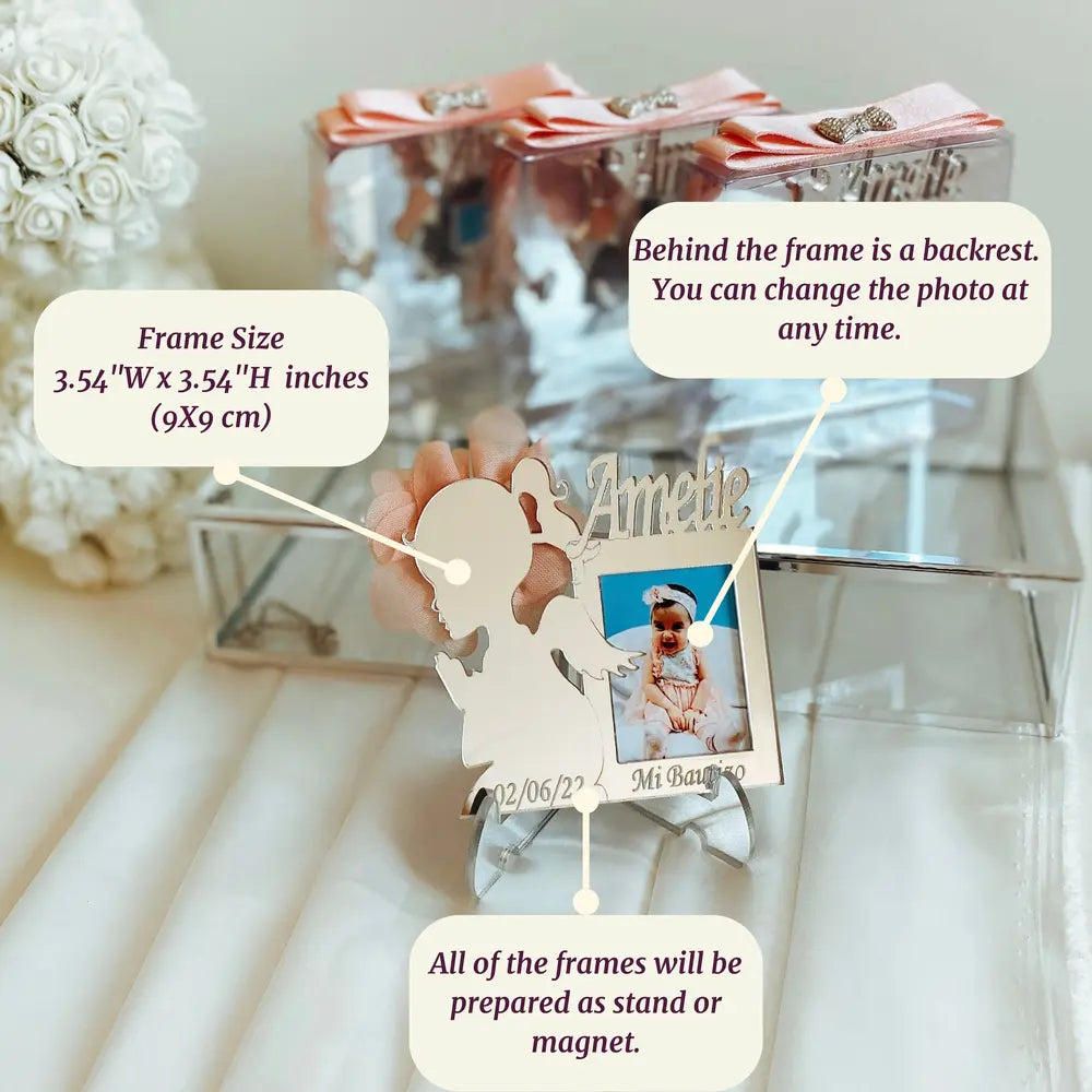 Marco de bautizo personalizado de Catherine Marco de bautizo personalizado de Catherine