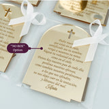 Personalized Baptism Favor with Cross and Mirror – Elegant Christening Keepsake Gift for Guests Personalized Baptism Favor with Cross and Mirror – Elegant Christening Keepsake Gift for Guests