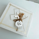 Personalized Acrylic Cross Baptism Favors with Mirror Tag & Dried Flowers – Gold, Silver, Rose Options Personalized Acrylic Cross Baptism Favors with Mirror Tag & Dried Flowers – Gold, Silver, Rose Options