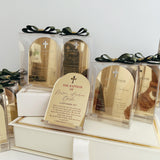 Personalized Baptism Favor with Cross and Mirror – Elegant Christening Keepsake Gift for Guests Personalized Baptism Favor with Cross and Mirror – Elegant Christening Keepsake Gift for Guests