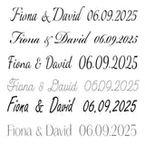 Personalized Wooden Hand Fan – Custom Wedding Favor for Guests with Names & Date Personalized Wooden Hand Fan – Custom Wedding Favor for Guests with Names & Date