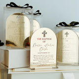 Personalized Baptism Favor with Cross and Mirror – Elegant Christening Keepsake Gift for Guests Personalized Baptism Favor with Cross and Mirror – Elegant Christening Keepsake Gift for Guests