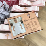 Personalized Baptism Mirror Acrylic Frame with Stand New