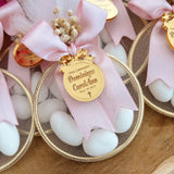 Personalized Almond Candy Favor – Elegant Keepsake for Baptism, Quinceañera or Special Occasions