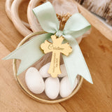 Personalized Almond Candy Favor – Elegant Keepsake for Baptism, Quinceañera or Special Occasions