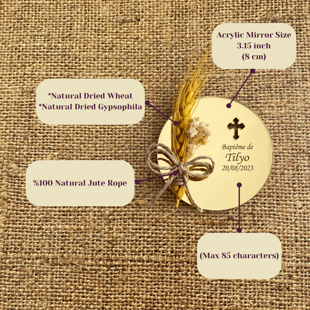 Amastris Baptism Favors