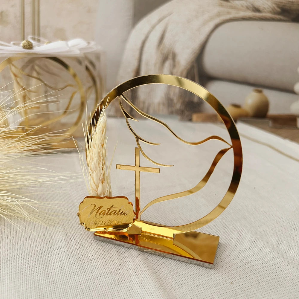 Baptism Favors, First Communion Favors, Baptism Souvenir, Christening Favors, Confirmation, Wheat, Erste Heilige Kommunion, Taufe, Dove