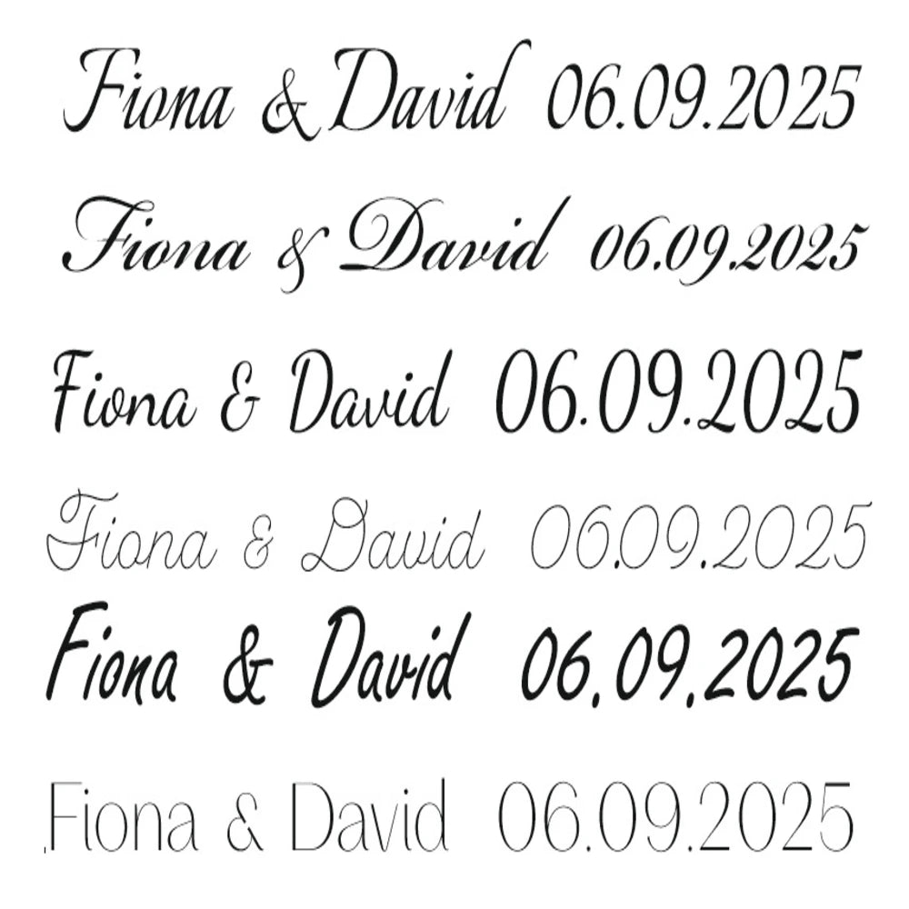 Personalized Wooden Hand Fan – Custom Wedding Favor for Guests with Names & Date