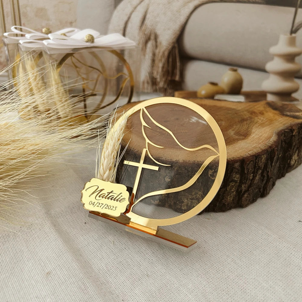 Baptism Favors, First Communion Favors, Baptism Souvenir, Christening Favors, Confirmation, Wheat, Erste Heilige Kommunion, Taufe, Dove